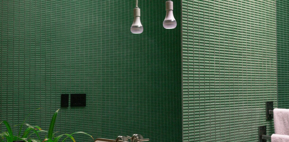 rośliny w łazience bez okna